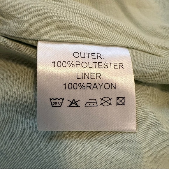 EUC Love Olive Co Green Plaid Mock Neck Short Sleeve Midi Dress - Picture 6 of 9